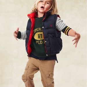 Polo Ralph Lauren Reversible Puffer Vest 3-4T